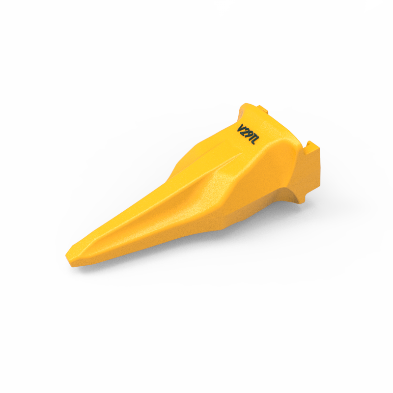 V29TL ESCO Super-V series bucket tooth point for excavators, alloy steel casting at 48 to 52 HRC, direct replacement for ESCO Super-V V29 pin and adapter fitment